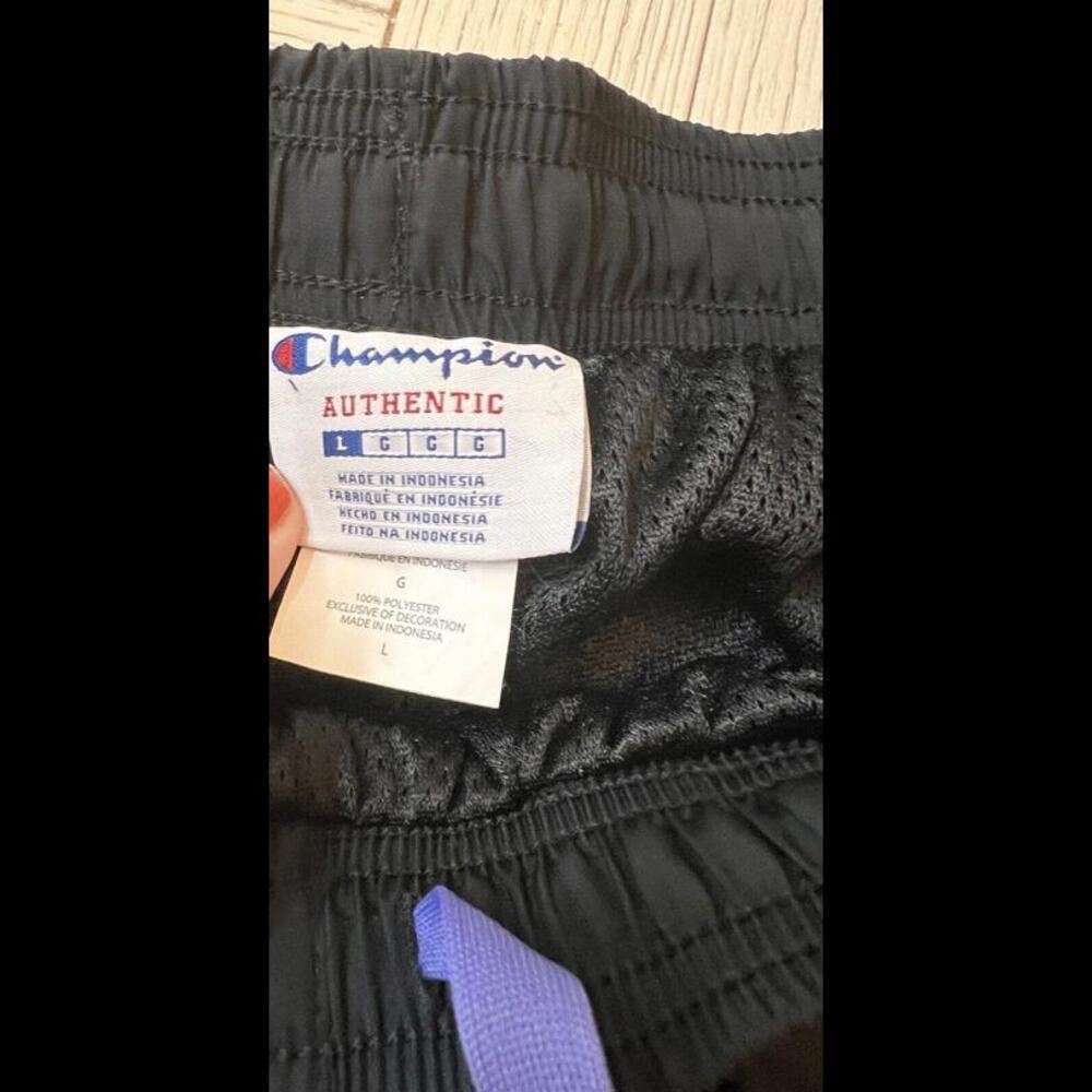 Men’s Champion Zip Gathered Ankle Active Track Pants, Lined, Poly, Size L - Picture 5 of 11